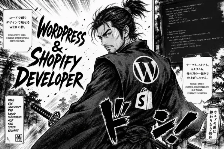 WordPress and Shopify character