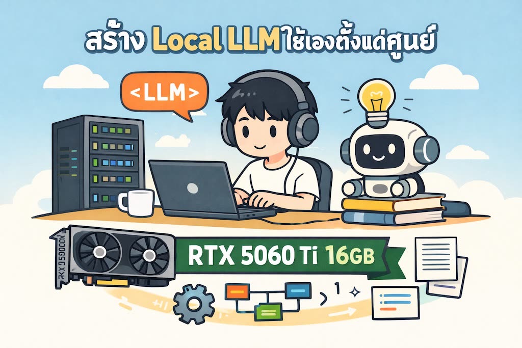 สร้าง Local LLM ใช้เองตั้งแต่ศูนย์